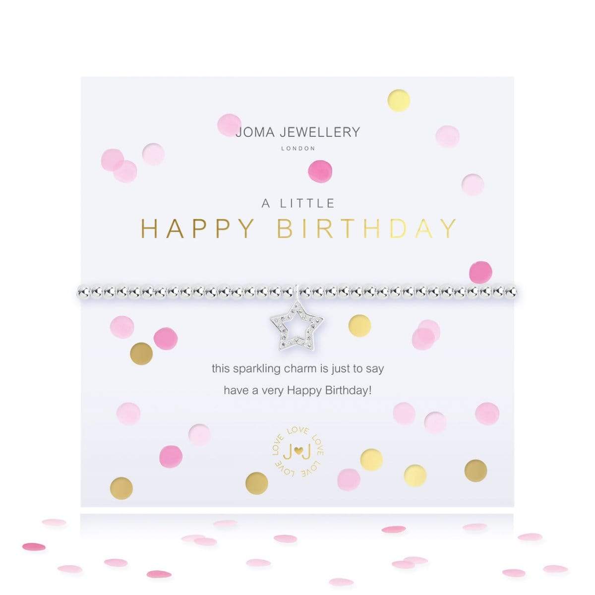Joma Jewellery Bracelet Joma Jewellery Bracelet - Confetti - a little Happy Birthday