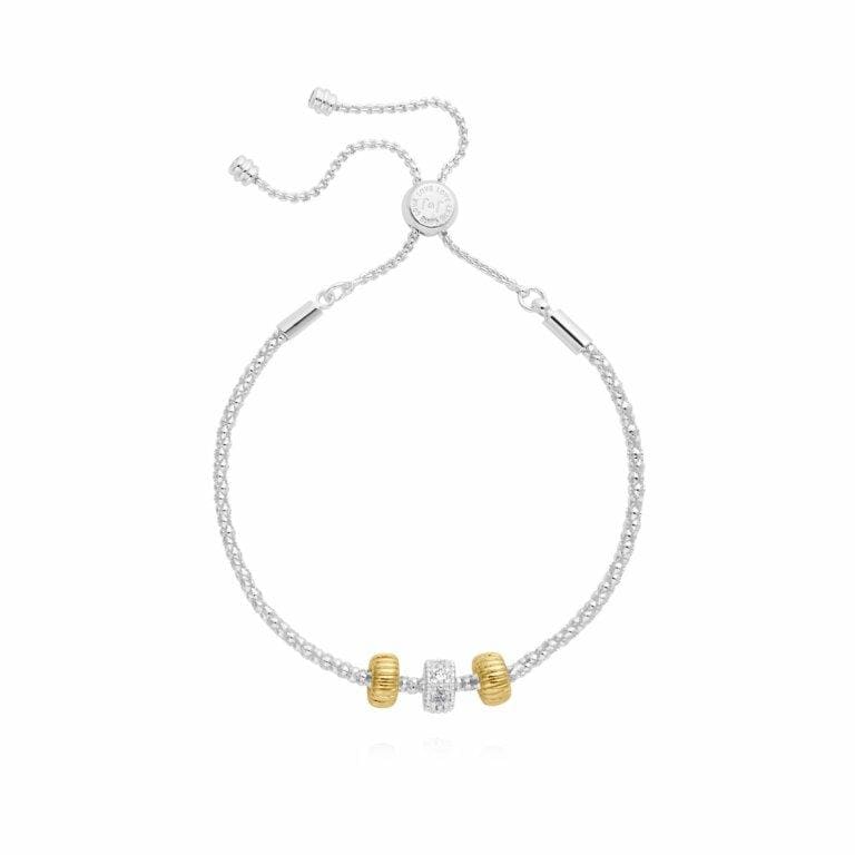 Joma Jewellery Bracelet Joma Jewellery Bracelet - Halo Silver and Gold