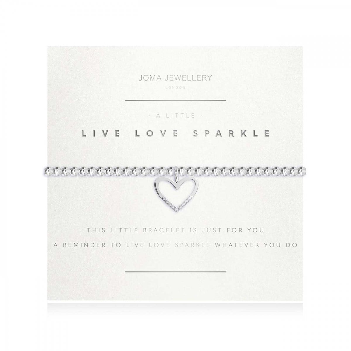 Joma Jewellery Bracelet Joma Jewellery Faceted Bracelet - a little Live Love Sparkle