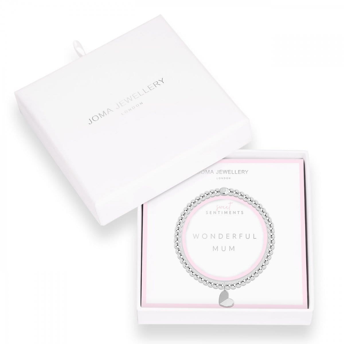 Joma Jewellery Bracelet Joma Jewellery Sweet Sentiment Gift Boxed Bracelet - Wonderful Mum