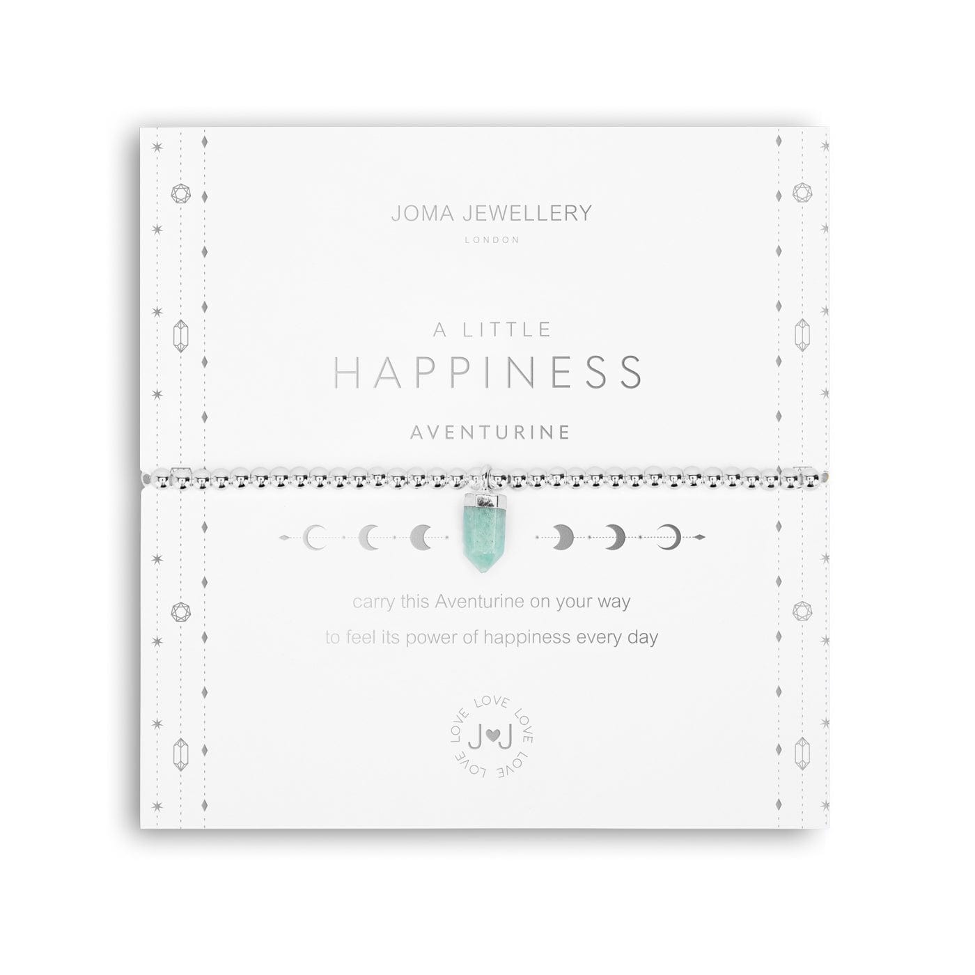 Joma Jewellery Bracelets Joma Jewellery Affirmation Bracelet - A little Happiness (Aventurine)