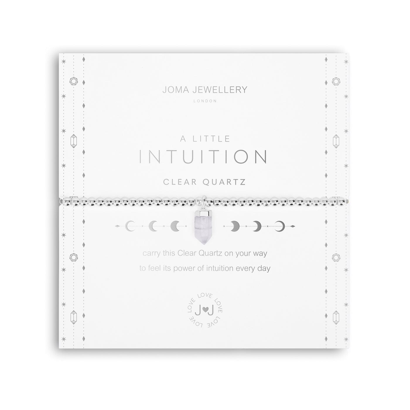 Joma Jewellery Bracelets Joma Jewellery Affirmation Bracelet - A little Intuition (Clear Quartz)