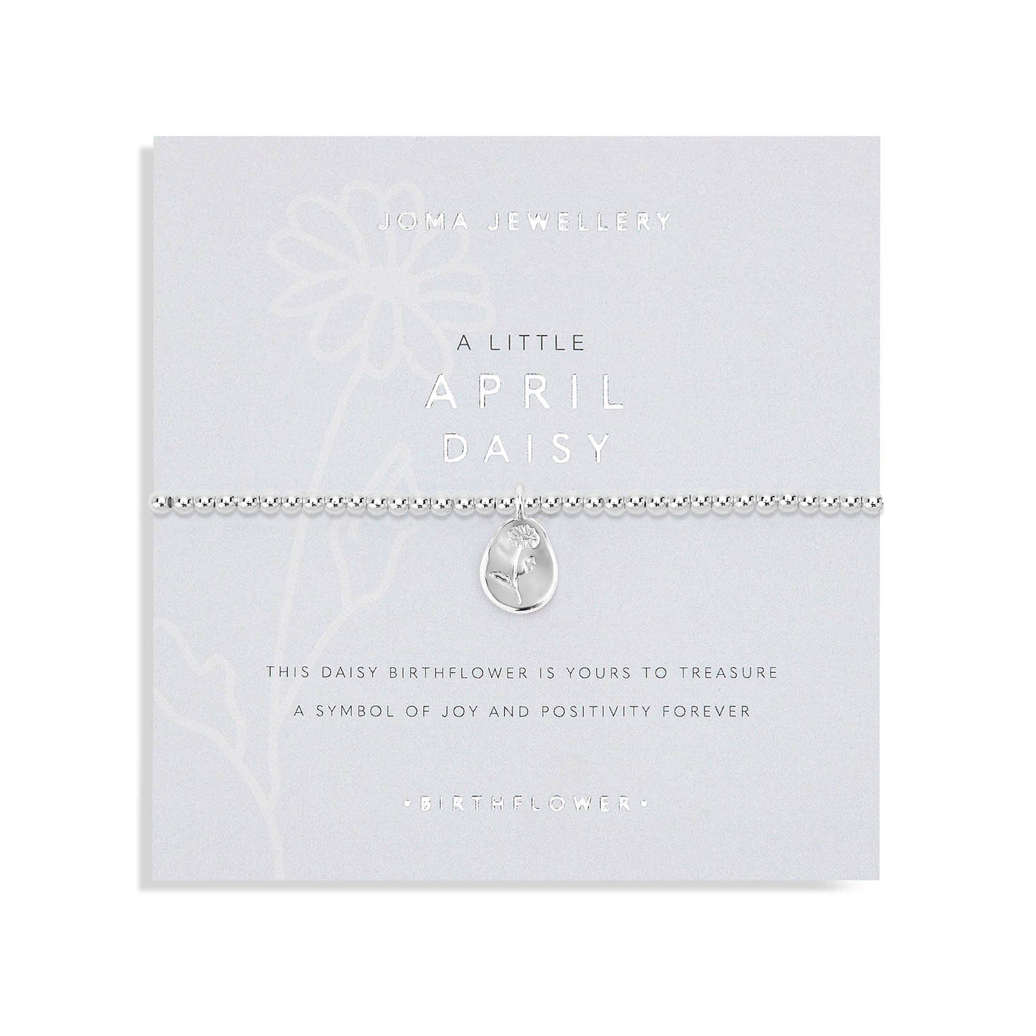 Joma Jewellery Bracelets Joma Jewellery Birthflower Bracelet - A little April Daisy
