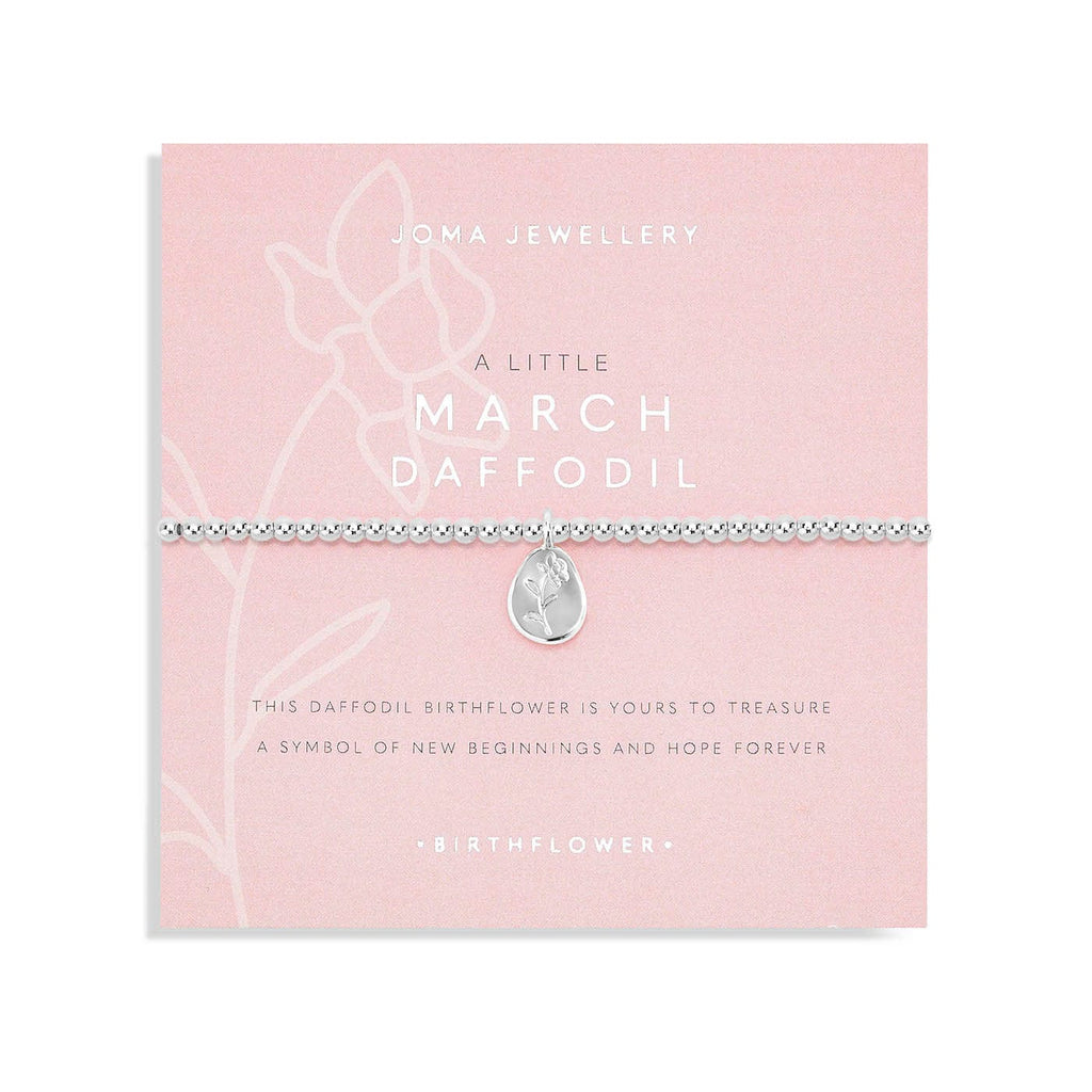 Joma Jewellery Bracelets Joma Jewellery Birthflower Bracelet - A little March Daffodil