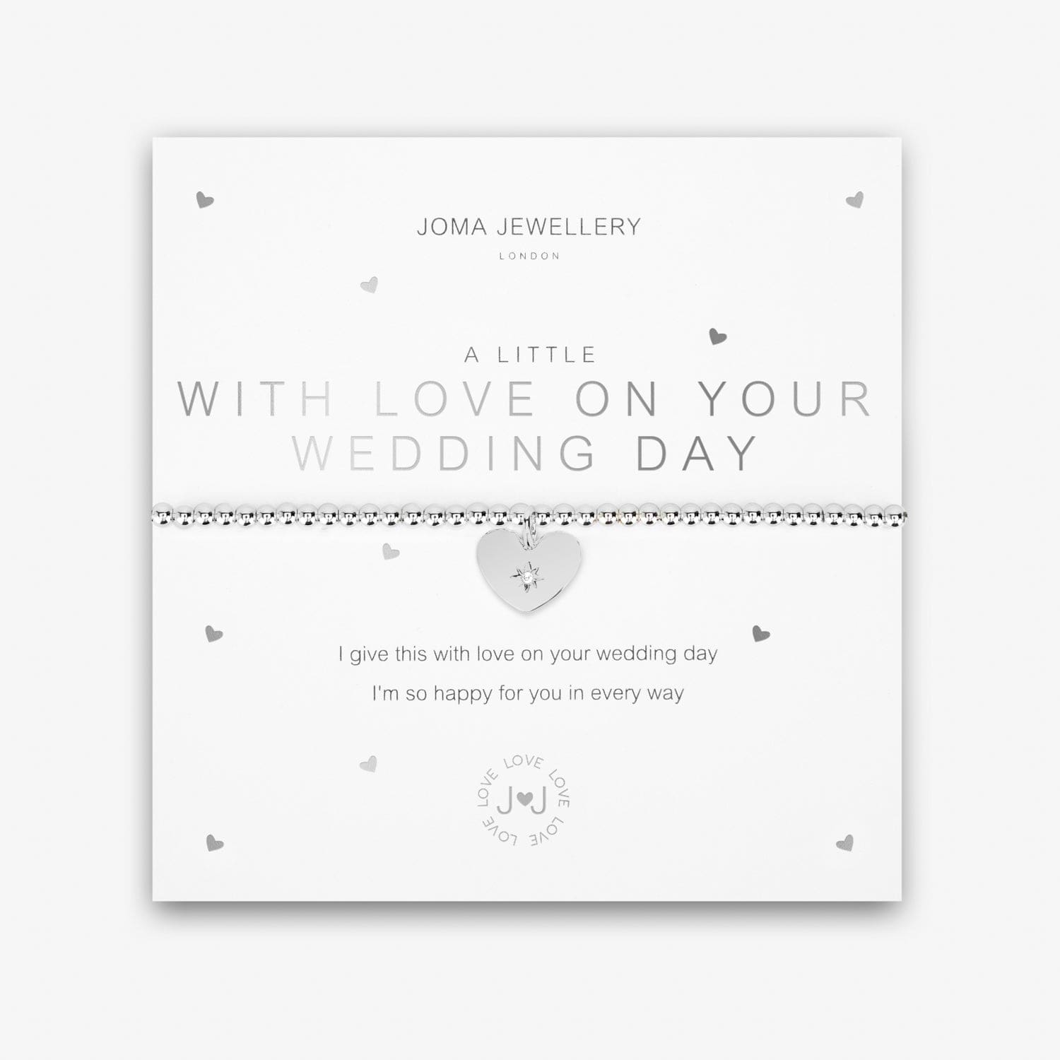 Joma Jewellery Bracelets Joma Jewellery Bracelet - A little With Love On Your Wedding Day