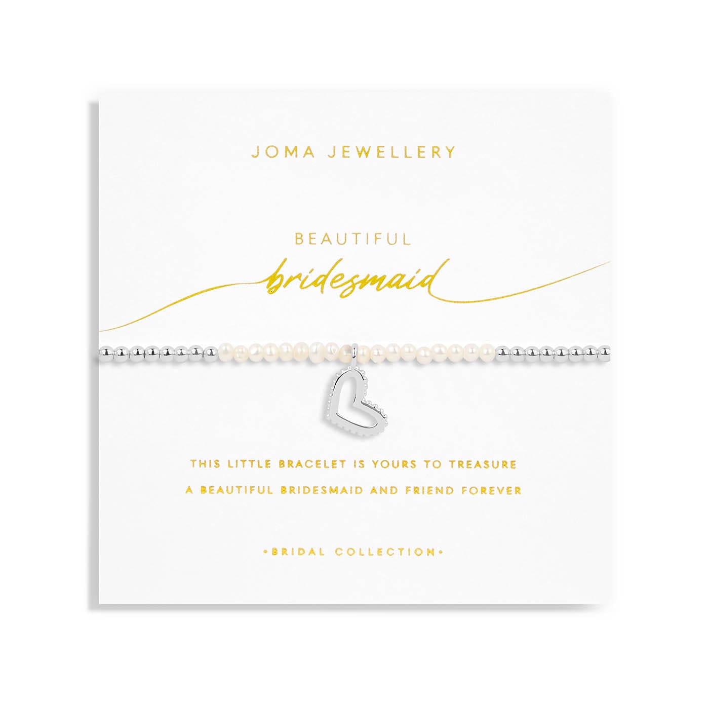 Joma Jewellery Bracelets Joma Jewellery Bridal Pearl Bracelet - Beautiful Bridesmaid