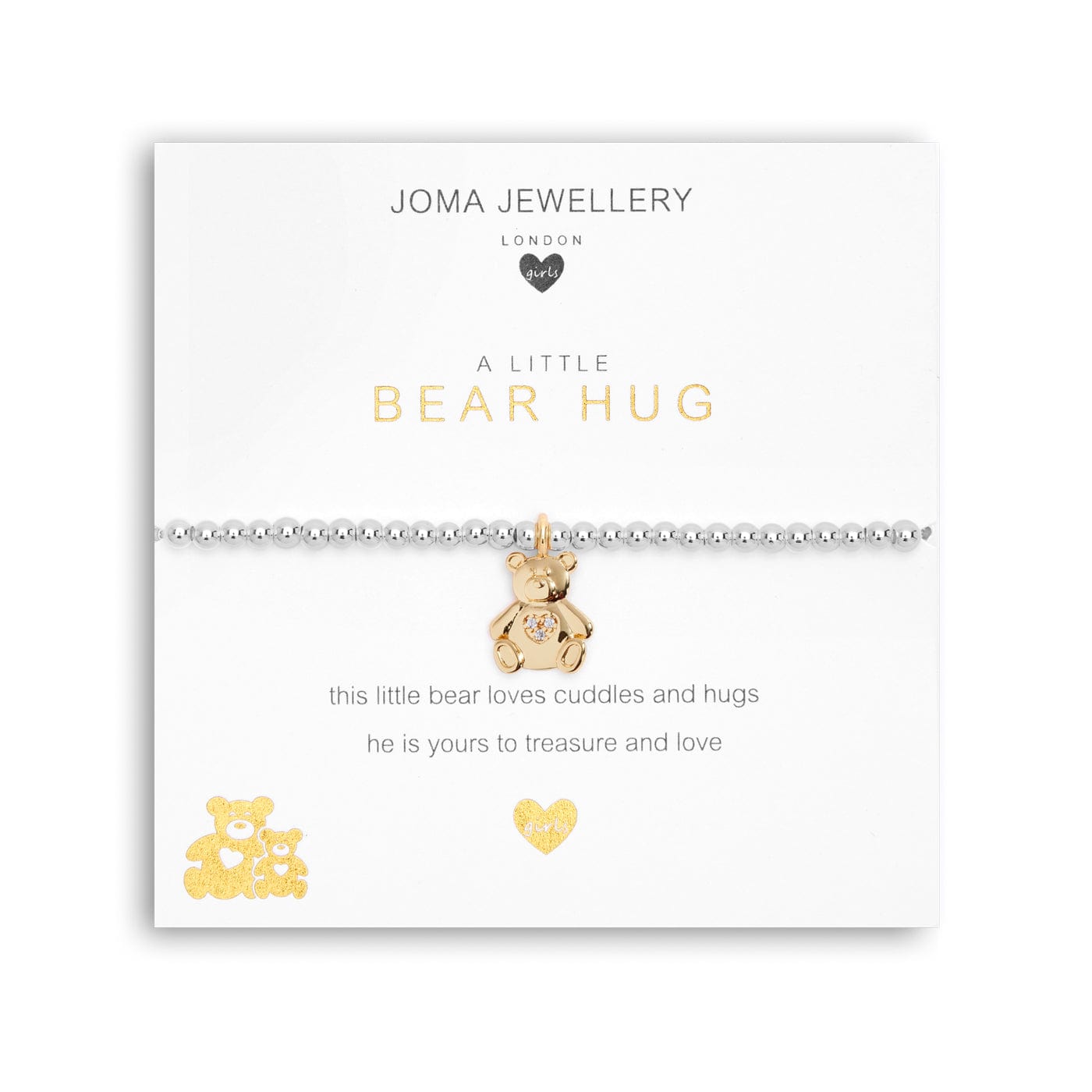 Joma Jewellery Childrens Bracelet Joma Jewellery Childrens Bracelet - A Little Bear Hug