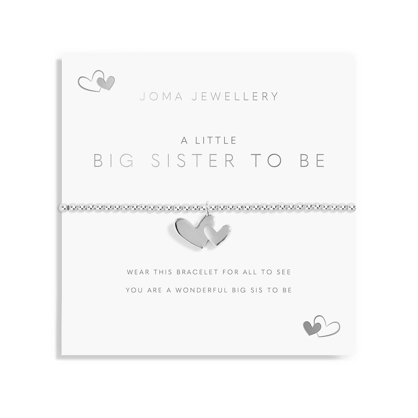 Joma Jewellery Childrens Bracelet Joma Jewellery Childrens Bracelet - A Little Big Sister To Be