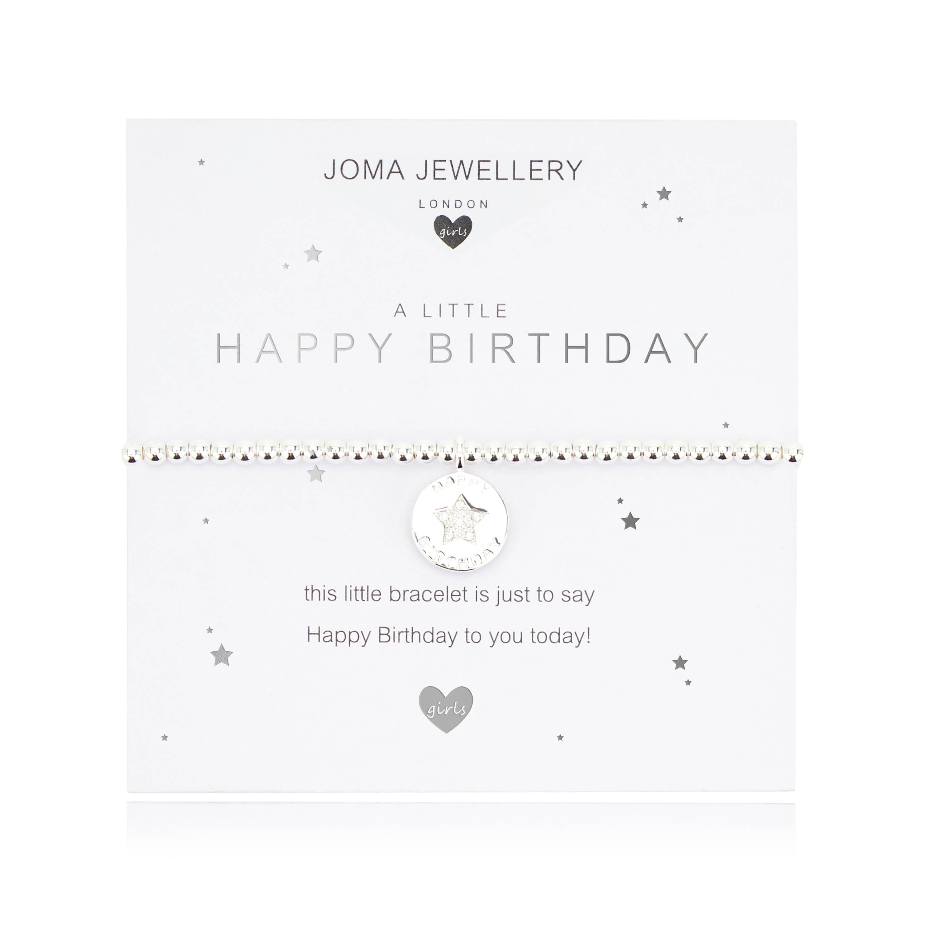 Joma Jewellery Childrens Bracelet Joma Jewellery Childrens Bracelet - A Little Happy Birthday