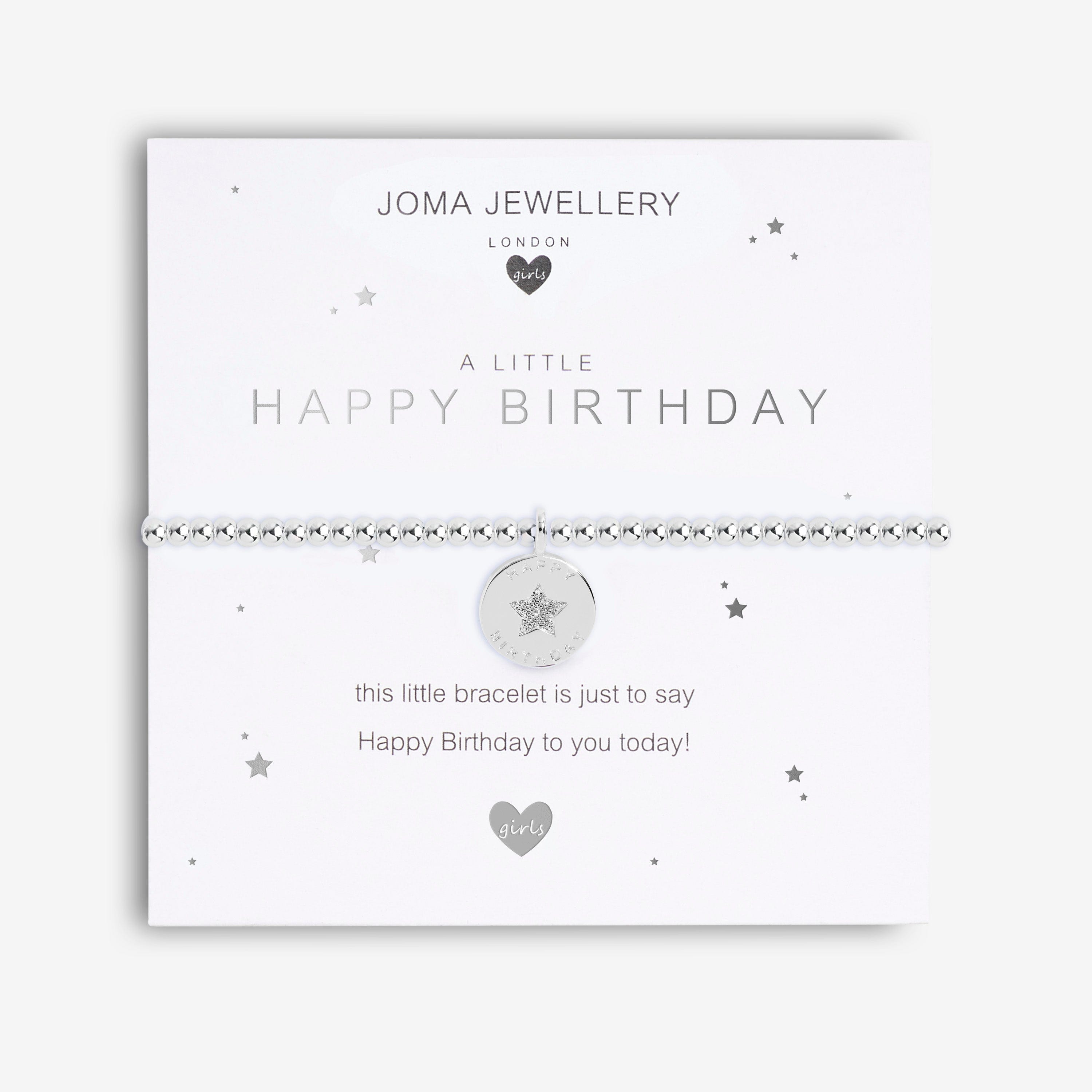 Joma Jewellery Childrens Bracelet Joma Jewellery Childrens Bracelet - A Little Happy Birthday