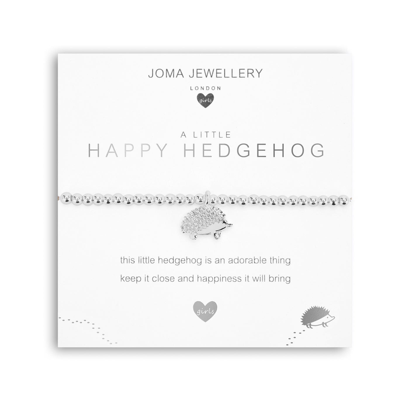 Joma Jewellery Childrens Bracelet Joma Jewellery Childrens Bracelet - A Little Happy Hedgehog