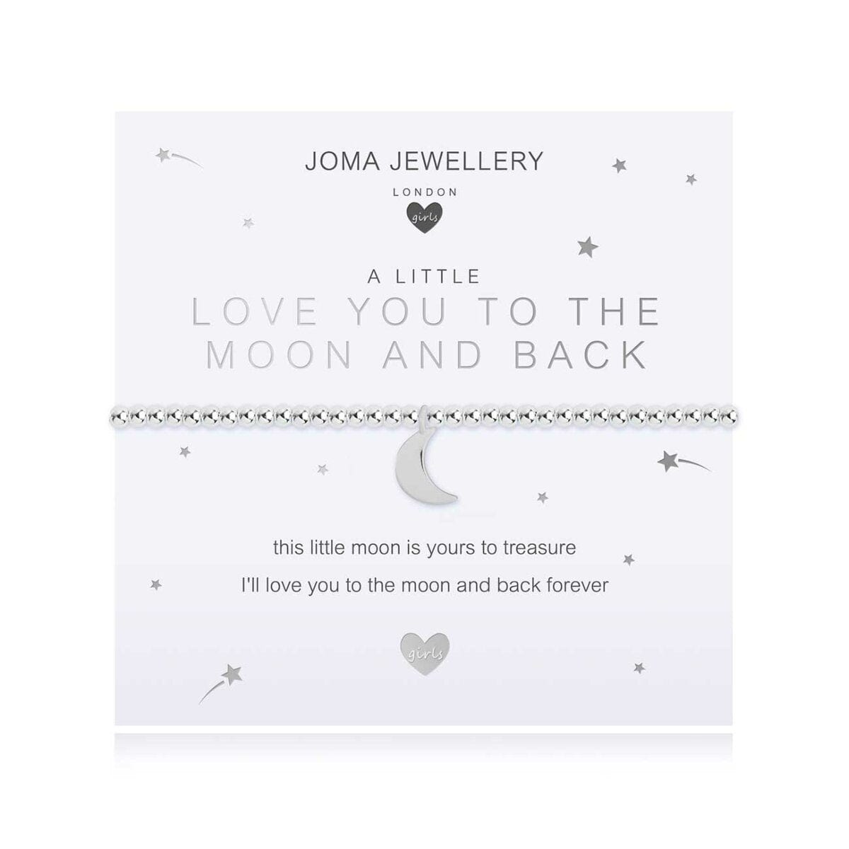 Joma Jewellery Childrens Bracelet Joma Jewellery Childrens Bracelet - A Little Love You to the Moon and Back