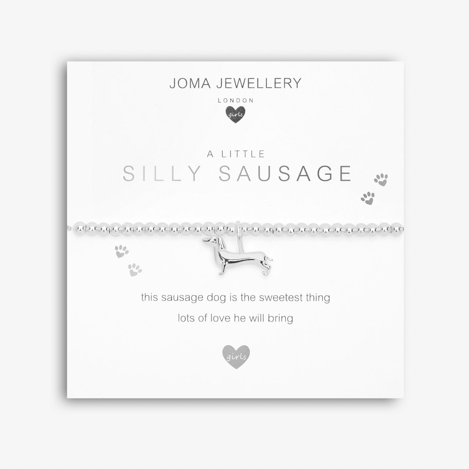 Joma Jewellery Childrens Bracelet Joma Jewellery Childrens Bracelet - A Little Silly Sausage