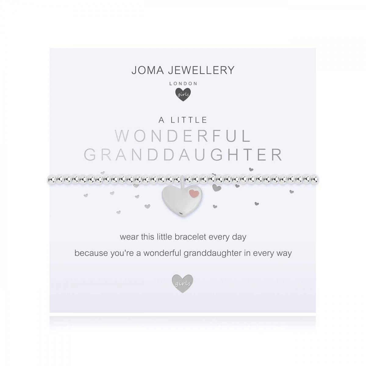 Joma Jewellery Childrens Bracelet Joma Jewellery Childrens Bracelet - A little Wonderful Granddaughter