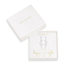 Joma Jewellery Earrings Joma Jewellery Happily Ever After Bridal Boxed Earrings - Pearl C/Z Leaf