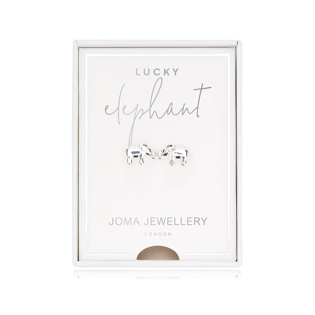 Joma Jewellery Earrings Joma Jewellery Treasure The Little Things - Lucky Elephant Boxed Earrings
