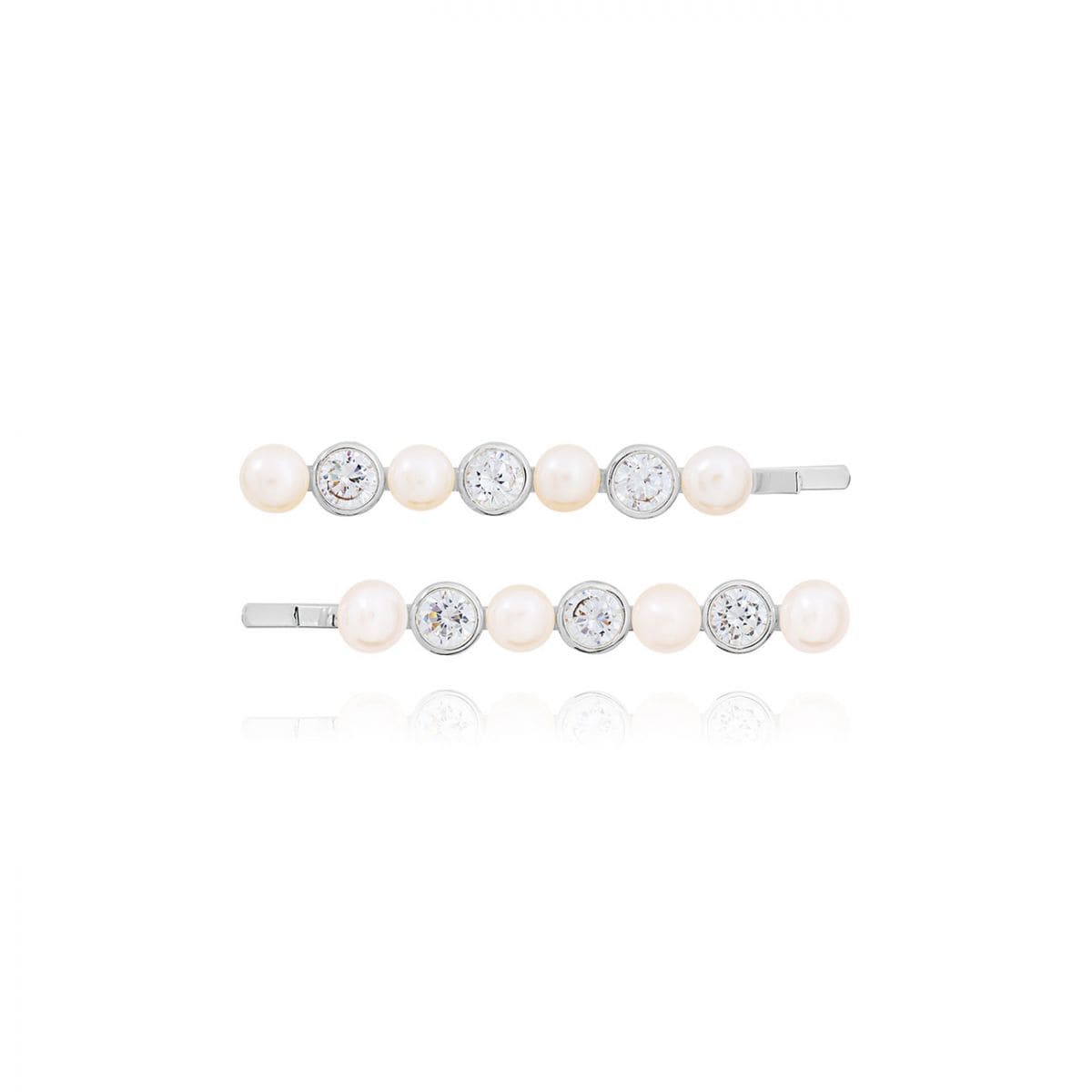 Joma Jewellery Necklace Joma Jewellery Happily Ever After Bridal Boxed Hair Slides - Pearl And C/Z