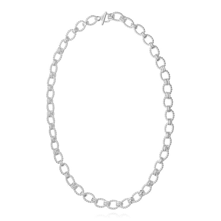 Joma Jewellery Necklace Joma Jewellery Kismet Chains Necklace - Rope Link Silver