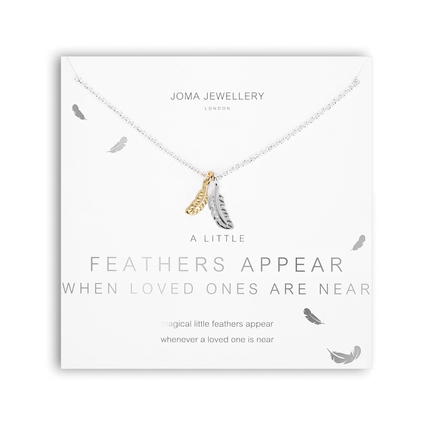 Joma Jewellery Necklace Joma Jewellery Necklace - A Little Feathers Appear When Loved Ones are Near