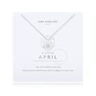 Joma Jewellery Necklace Joma Jewellery Necklace - Birthstone - April - Rock Crystal