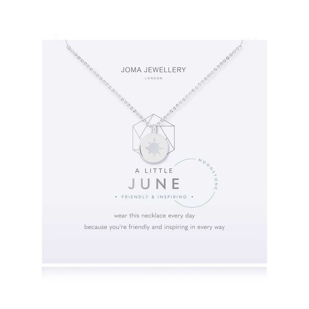 Joma Jewellery Necklace Joma Jewellery Necklace - Birthstone - June - Moonstone