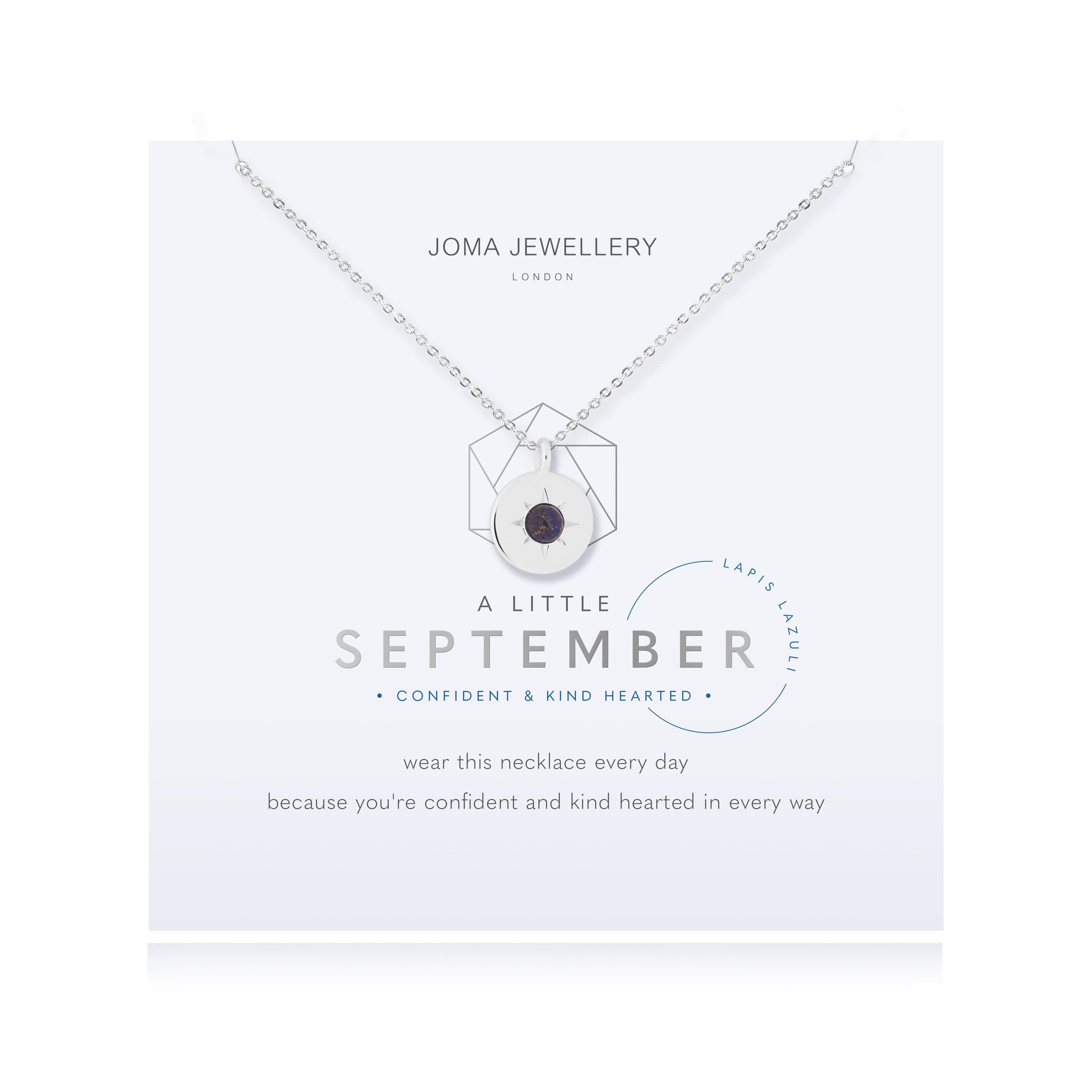 Joma Jewellery Necklace Joma Jewellery Necklace - Birthstone - September - Lapis Lazuli