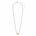 Joma Jewellery Necklace Joma Jewellery Necklace - Halo Silver and Gold Link