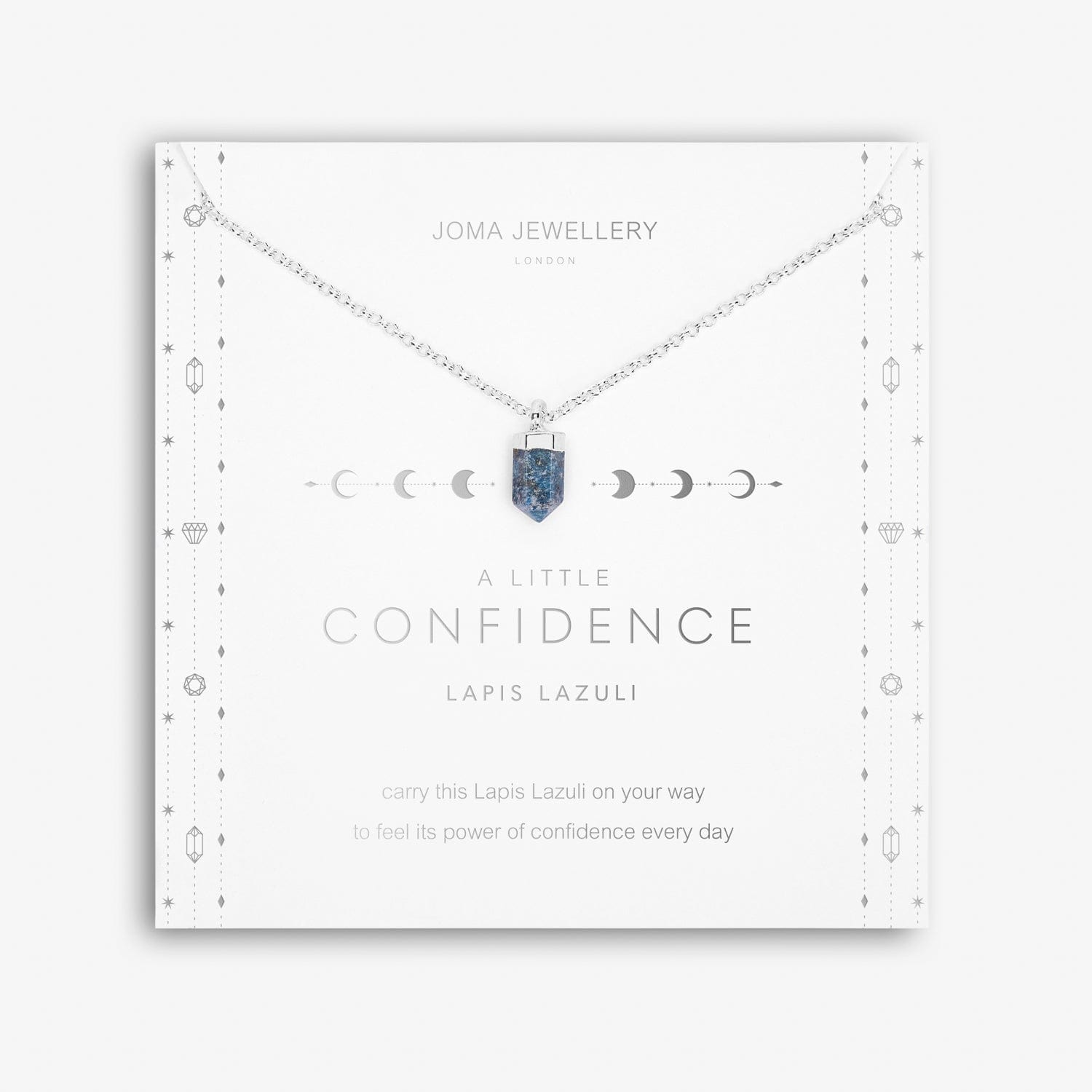 Joma Jewellery Necklaces Joma Jewellery Affirmation Necklace - A little Confidence (Lapis Lazuli)