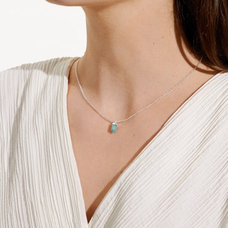 Joma Jewellery Necklaces Joma Jewellery Affirmation Necklace - A little Happiness (Aventurine)
