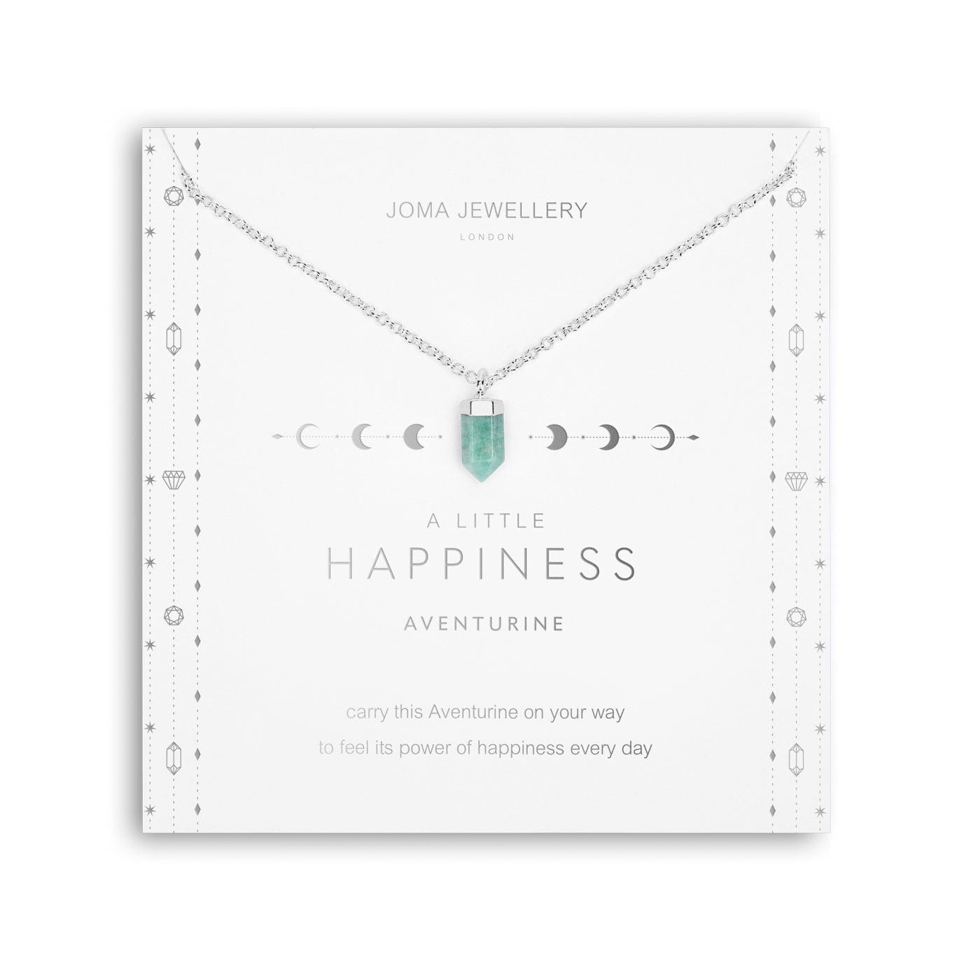 Joma Jewellery Necklaces Joma Jewellery Affirmation Necklace - A little Happiness (Aventurine)