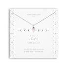 Joma Jewellery Bracelets Joma Jewellery Affirmation Necklace - A little Love (RoseQuartz)