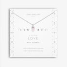 Joma Jewellery Bracelets Joma Jewellery Affirmation Necklace - A little Love (RoseQuartz)
