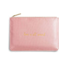 Katie Loton Perfect Pouch Katie Loxton Perfect Pouch - Love is All Around - Shiny Pink