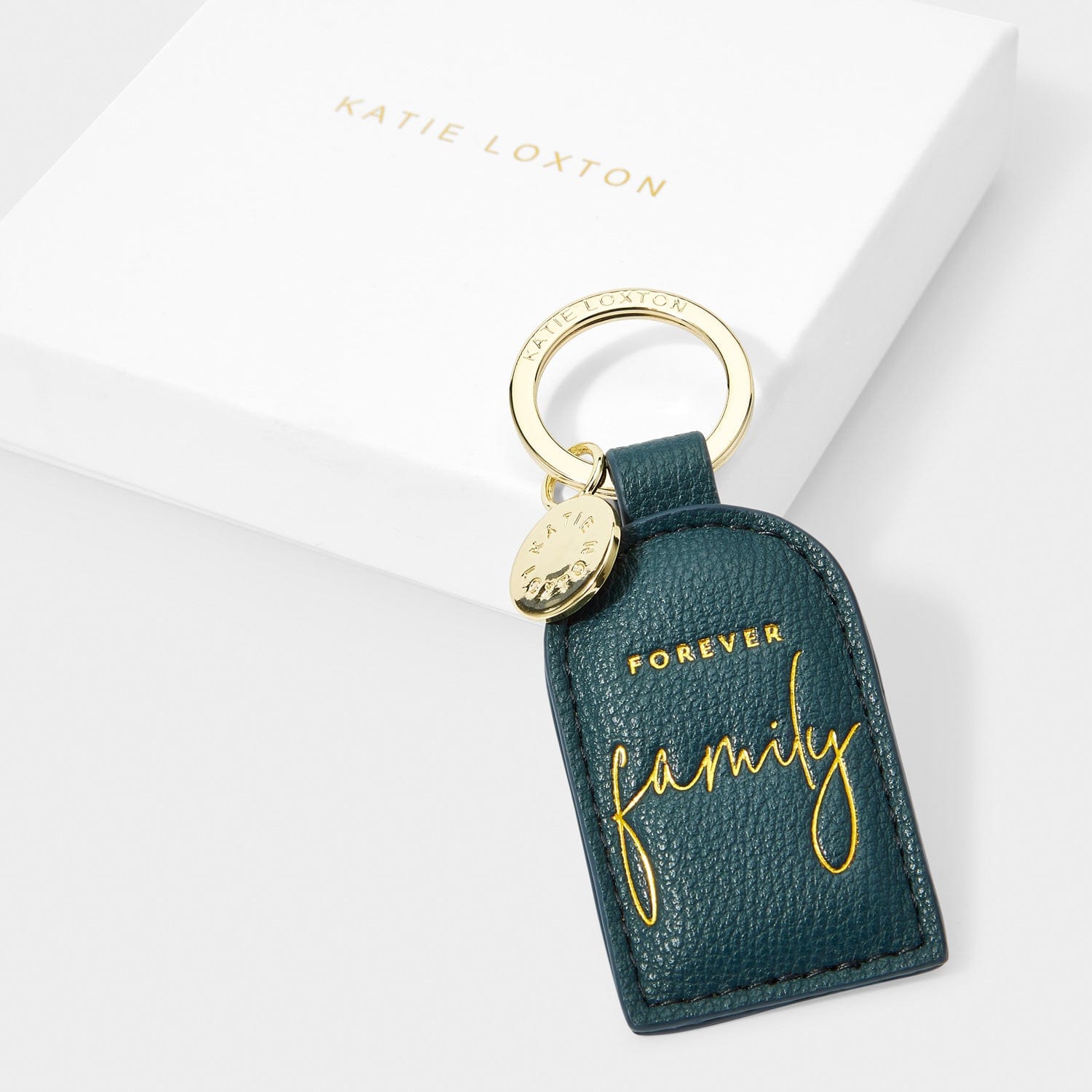 Katie Loxton Bag Charm / Keyring Katie Loxton Beautifully Boxed Keyring - Forever Family - Teal