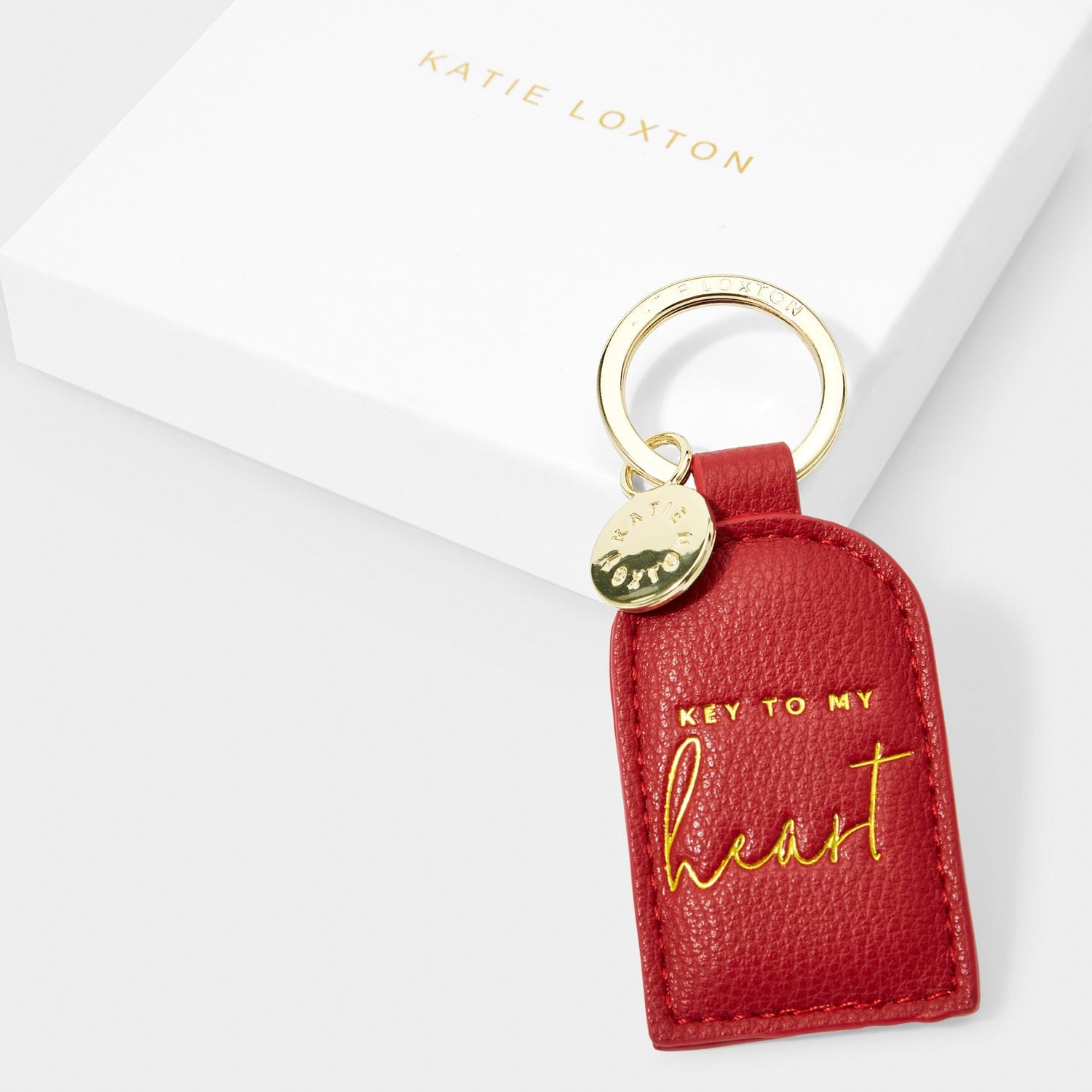 Katie Loxton Bag Charm / Keyring Katie Loxton Beautifully Boxed Keyring - Key to my Heart - Red