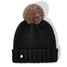 Katie Loxton Bobble Hat Katie Loxton Chunky Knitted Bobble Hat - Black