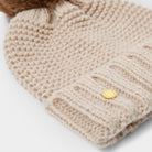 Katie Loxton Bobble Hat Katie Loxton Chunky Knitted Bobble Hat - Light Taupe