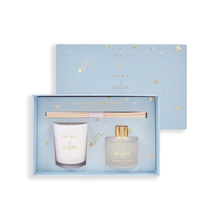 Katie Loxton Candle Gift Set Katie Loxton Sentiment Fragrance Set - One In A Million - Pomelo & Lychee Flower