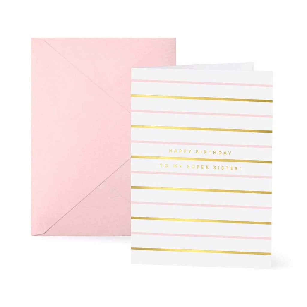 Katie Loxton Candle Katie Loxton Greetings Card - Happy Birthday To My Super Sister!
