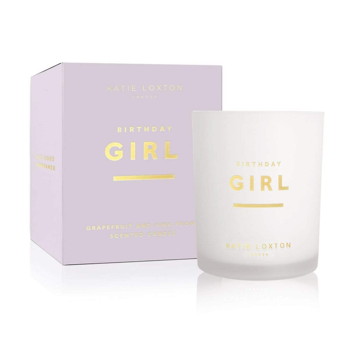 Katie Loxton Candle Katie Loxton Sentiment Candle - Birthday Girl - Grapefruit and Pink Peony