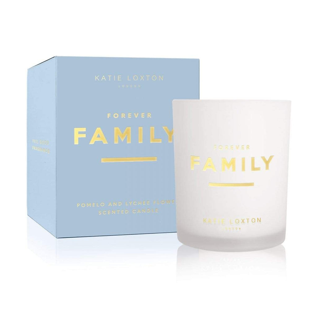 Katie Loxton Candle Katie Loxton Sentiment Candle - Forever Family - Pomelo and Lychee Flower