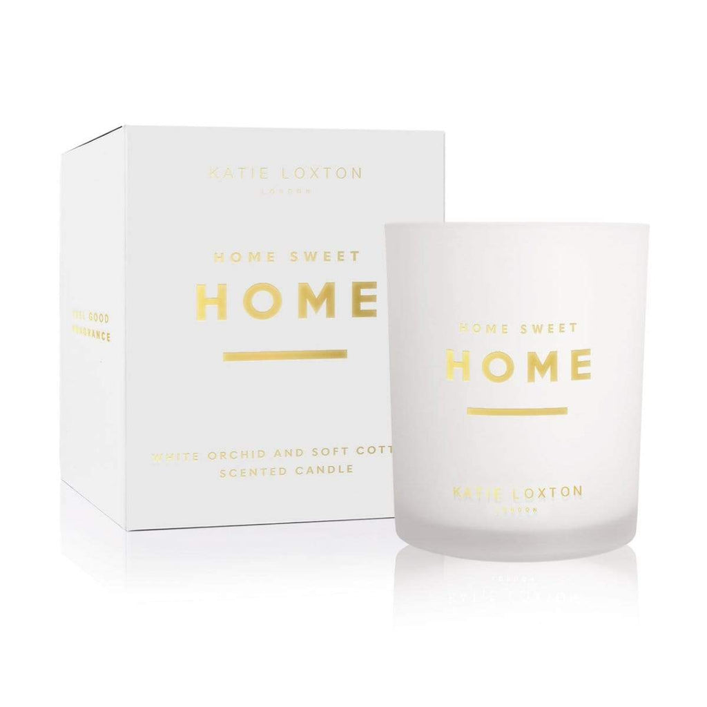 Katie Loxton Candle Katie Loxton Sentiment Candle -Home Sweet Home - White Orchid and Soft Cotton