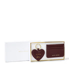 Katie Loxton Gift Set Katie Loxton Heart Keyring & Card Holder Set - A Little Love - Plum