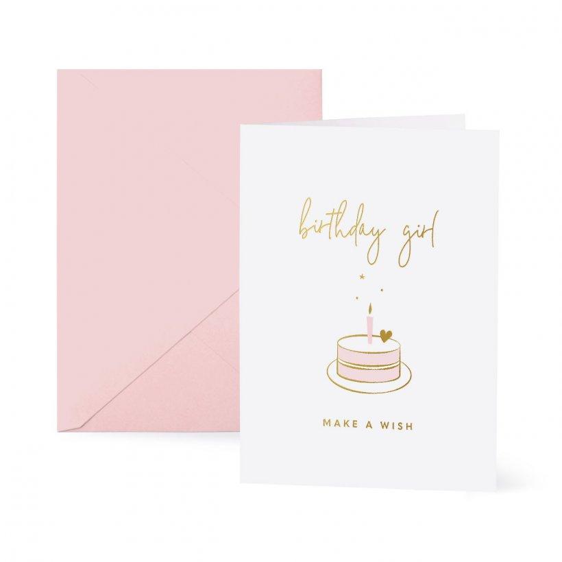 Katie Loxton Greeting Card Katie Loxton Greetings Card - Birthday Girl Make A Wish