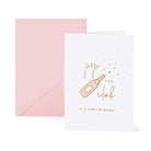 Katie Loxton Greeting Card Katie Loxton Greetings Card - Pop Fizz Clink, It's Time To Drink!