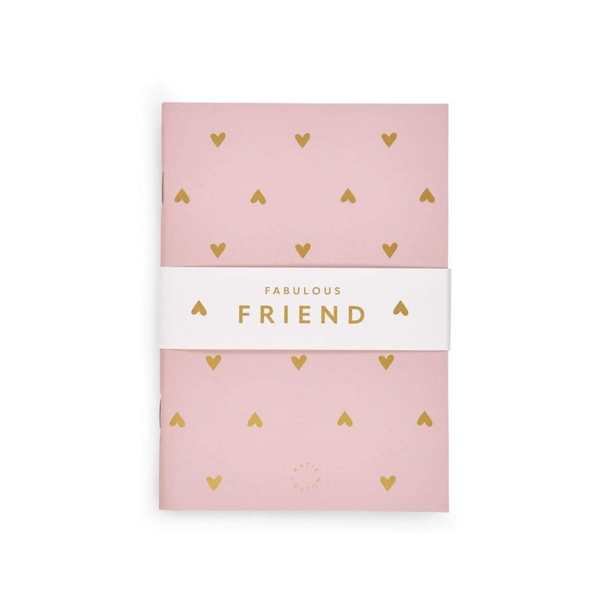 Katie Loxton Notebook Katie Loxton Duo Pack Notebook - Fabulous Friend - Pink & White