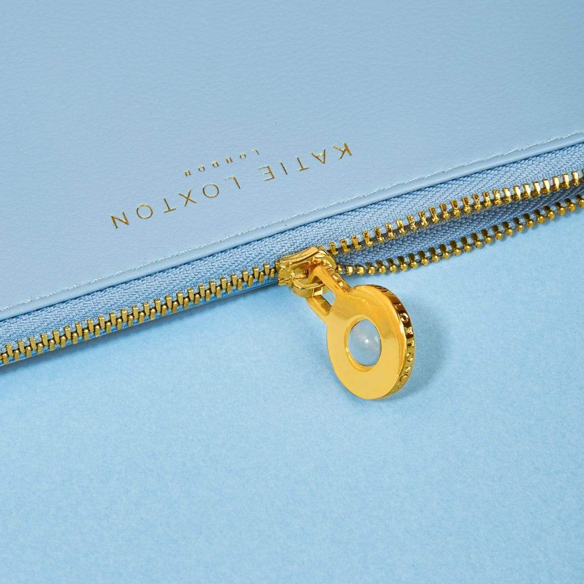 Katie Loxton Perfect Pouch Katie Loxton Birthstone Perfect Pouch - March Aqua Crystal - Blue