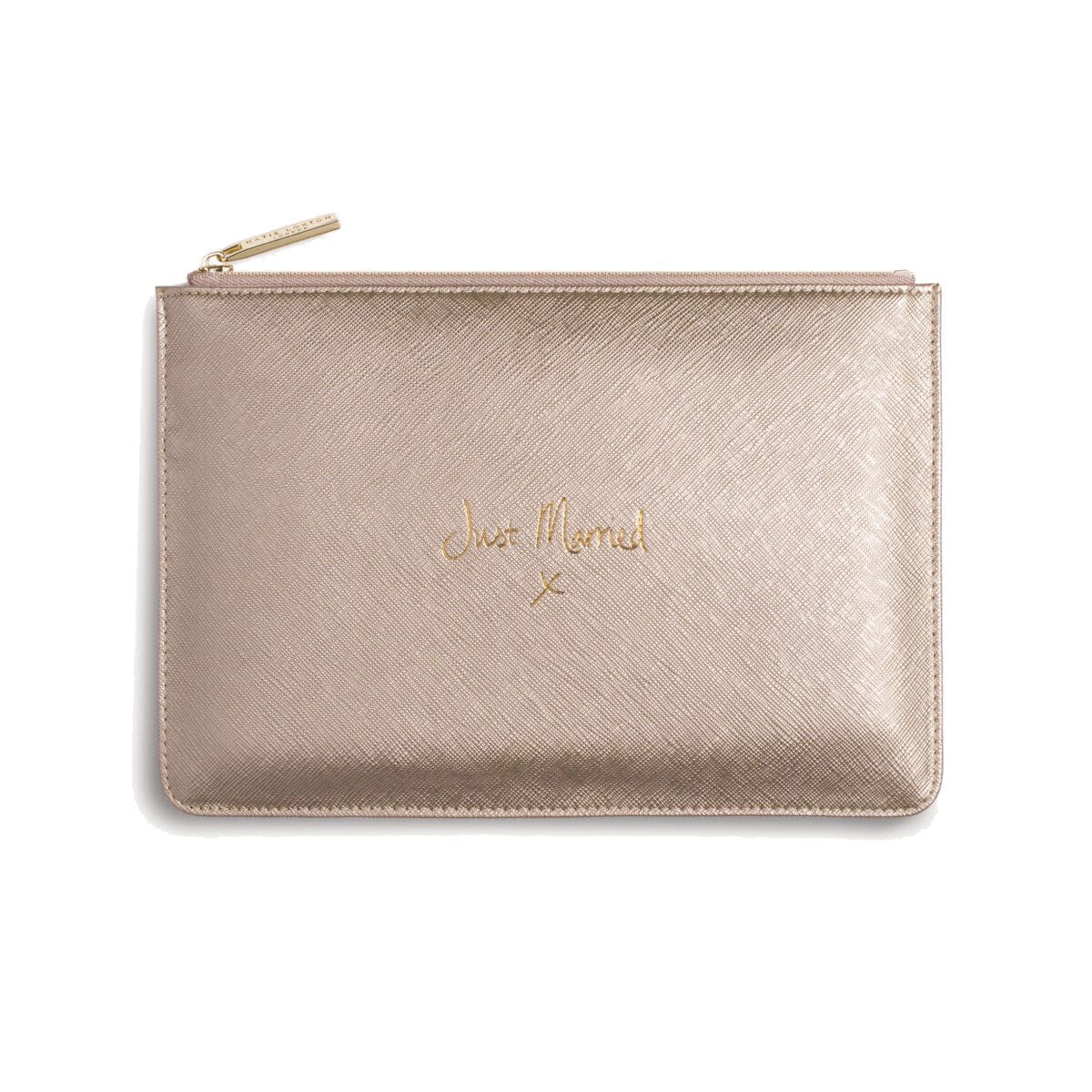 Katie Loxton Perfect Pouch Katie Loxton Perfect Pouch - Just Marries - Metallic Gold