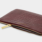 Katie Loxton Pouch Katie Loxton Faux Croc Pouch - Wine Red