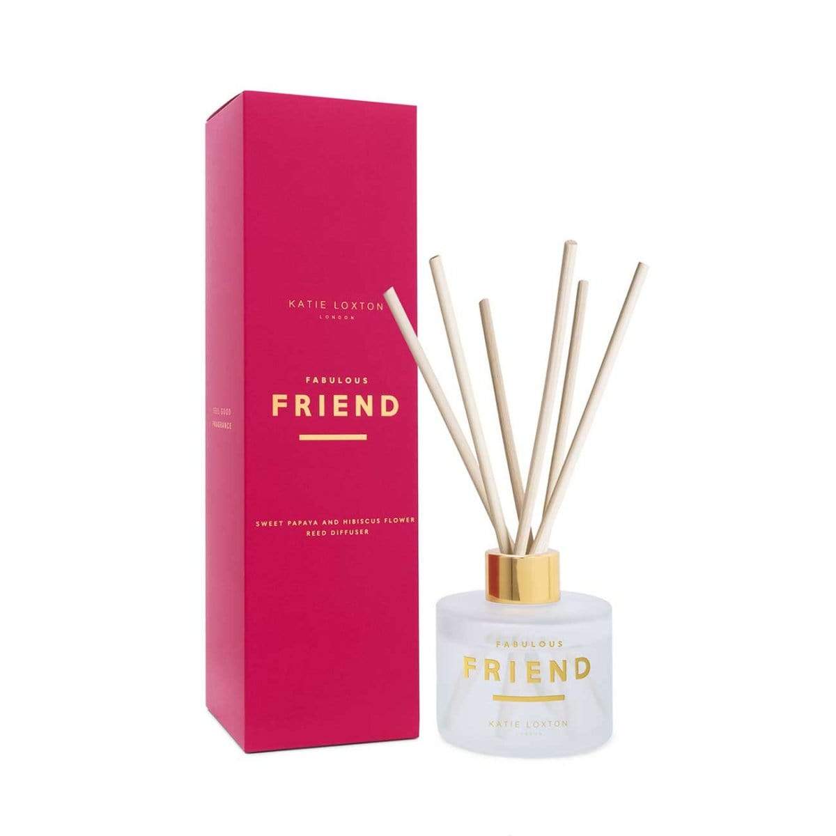 Katie Loxton Reed Diffuser Katie Loxton Sentiment Reed Diffuser -  Fabulous Friend - Sweet Papaya and Hibiscus Flower